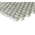 China Foshan Fullbody White Round Glass Mosaic Tiles for Floor Wall